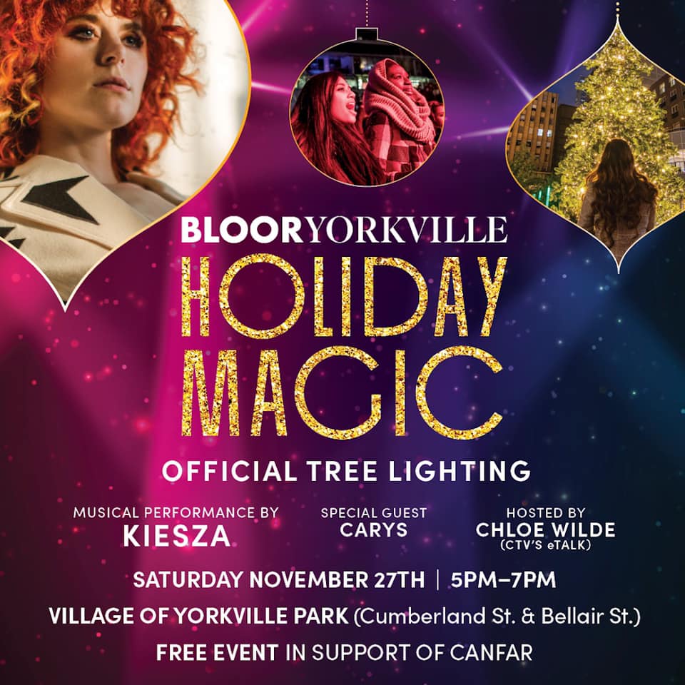 BloorYorkville Holiday Magic Official Tree Lighting, BloorYorkville