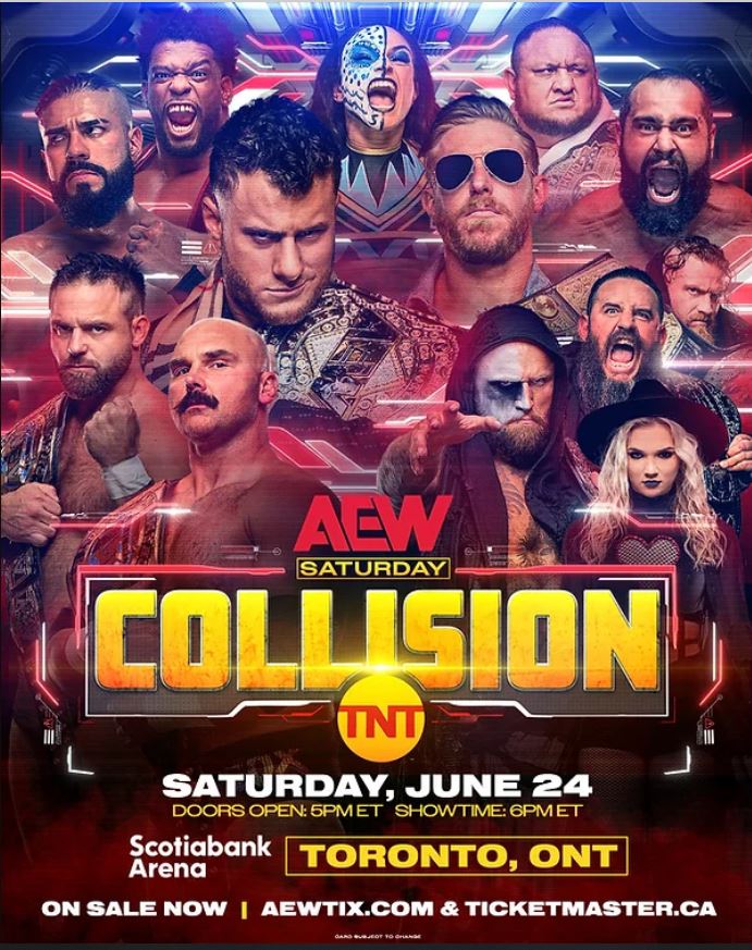 AEW Collision, All Elite Wrestling at Scotiabank Arena, Toronto ON