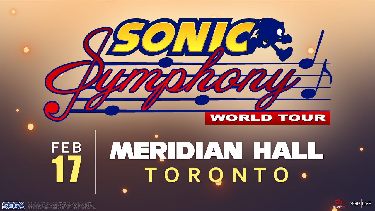 Sonic Symphony World Tour 202324, MGP Live at Meridian Hall, Toronto