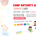 Summer Camp: NATURE’S ART CAMP (AGES 6-12)​